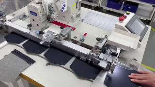 Pocket hemming with Brother T8720C-005