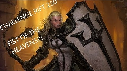 CHALLENGE RIFT 280 - CURRENT RANK 1 - DIABLO 3 - PS5