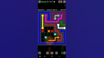 How To Solve Flow Free Rectangle Pack Level 41 9x11 Board Walk Through Solution Walkthrough