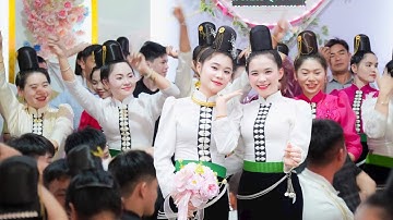 CÁC CÔ GÁI THÁI XINH ĐẸP NHẢY CỰC CUỐN - ĐÁM CƯỚI NGƯỜI THÁI ĐEN THUẬN CHÂU - TIẾN THÀNH & THUỲ LOAN