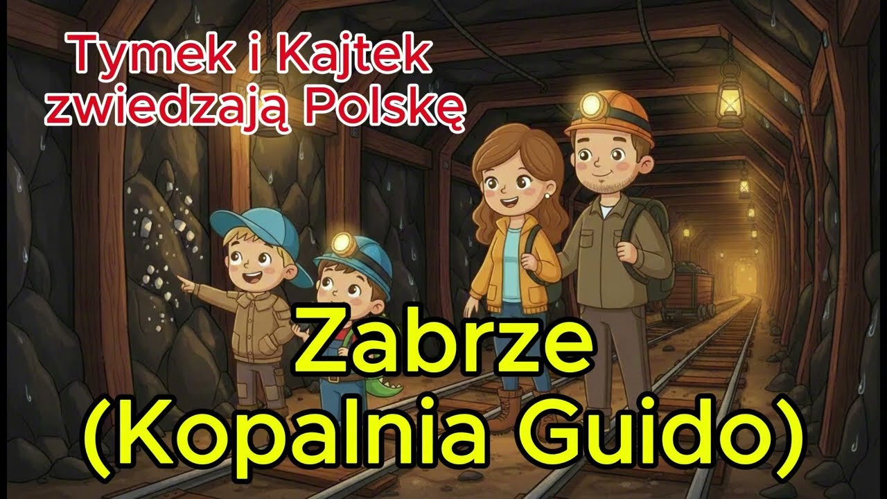 Co to znaczy być Kamratem? ⚒️🌑 Zabrze (Kopalnia Guido) | Tymek i Kajtek zwiedzają Polskę #7