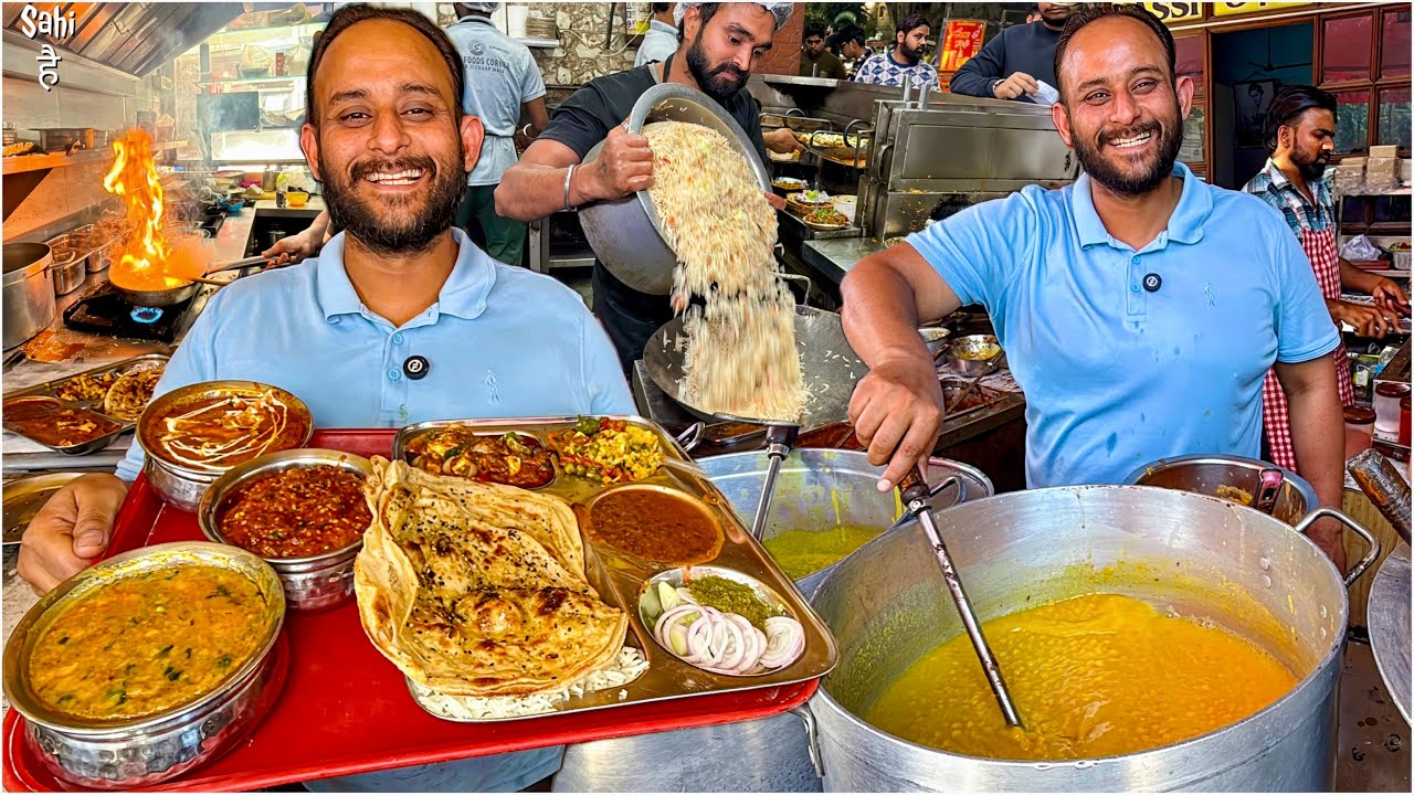 105-Years-Old Indian Army Dhaba 🇮🇳 Unlimited Fauji Thali | Street Food India