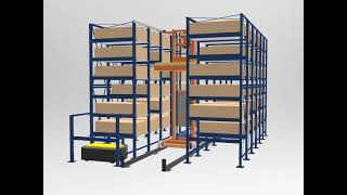 Tote Storage Stacker System