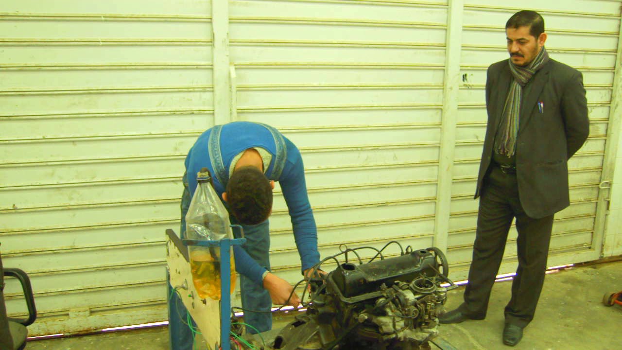 امتحان التدريب العملي قسم ميكانيكا السيارات -  الحادي عشر