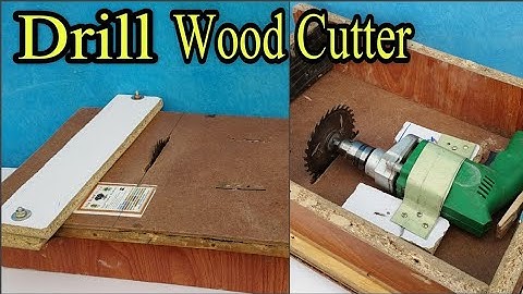 How To Make Table Saw using Drill Machine || Homemade Wood cutter
