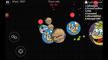 Agar.io Mobile CLEAN POPSPLITS , MINI VANISHSPLIT AND TRICKSPLITS