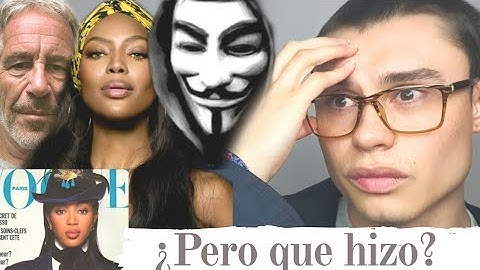 La #supermodelo Naomi Campbell expuesta por #ANONIMUS