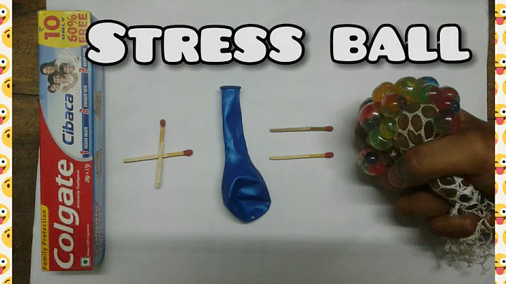 How to make stress ball with balloon and toothpaste