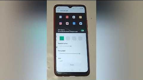How to increase icon size in oppo a5s, increase icon size setting