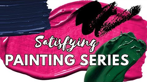 Satisfying Acrylic Tape Painting Part 2