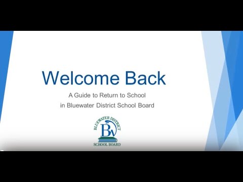 Welcome Back - A Guide to Return to School in BWDSB