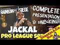  jackal  pro league gold set  complete presentation  unboxing rainbow six siege