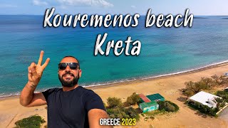 Crete Greece, Kouremenos beach, I could stay here for few days! Kreta 2023