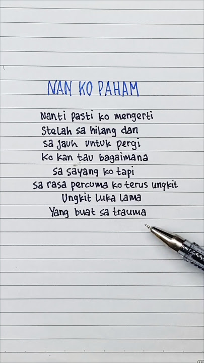 Nan Ko Paham - Ajeng Febria & Adinda rahma | Lyrics #shorts #lirik