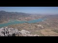Flying over Pico De Las Grajas,Tajo Algarin and Zahara de la Sierra Castillo