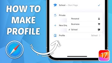 How to Make Profile in Safari - iOS 17
