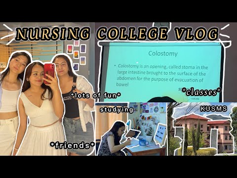 NURSING COLLEGE VLOG👩🏻⚕️*A fun day* in life of STUDENT NURSE living alone⛅️(classes,friends& more )