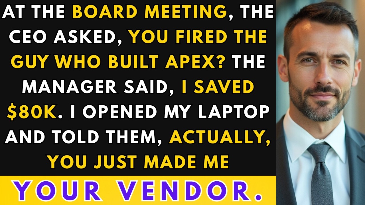 Manager Fired Me To Save Money Then CEO Asked 'You Fired The APEX Builder?'—I Own It Now