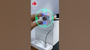 USB LED Clock Fan with Real Time Display