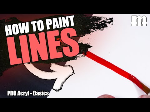 Tips on Painting Lines - PRO Acryl Basics