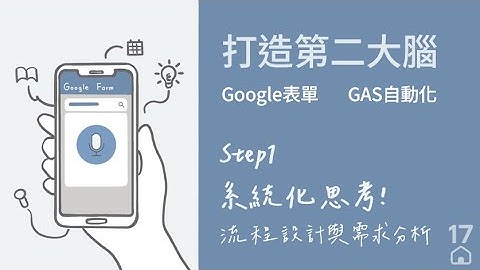 打造第二大腦 Step1｜系統化思考與流程設計｜Google 表單 + GAS 自動化｜讓科技服務你的生活