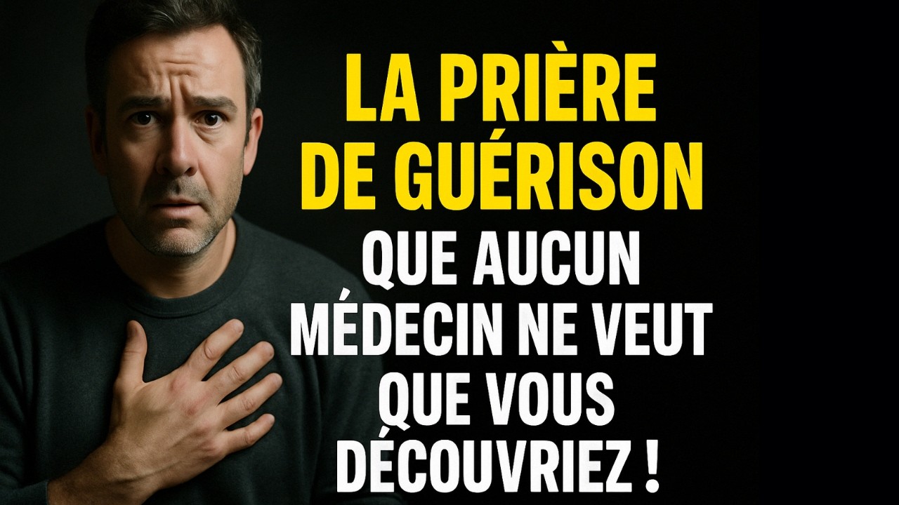 La prière de guérison que aucun médecin ne veut que vous découvriez !