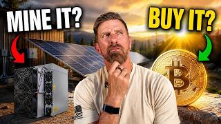 I did the math - BTC mining vs buying