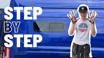 Van SLIDING WINDOW fitting | Ford Transit Conversion