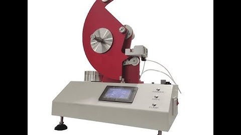 Textile tearing tester