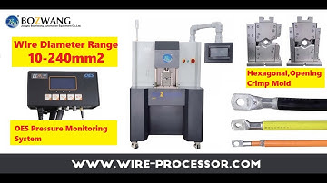 BZW-40TS Large Square Cable Servo Hexagonal Terminal Crimping Machine