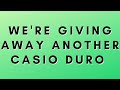 WE&#39;RE GIVING AWAY ANOTHER DURO?!?!?! | 1K SUB GIVEAWAY