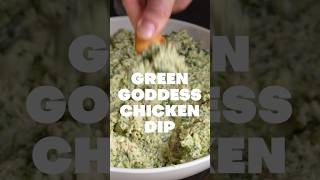 Green Goddess Chicken Dip 🌿🥑💚🍗 Herb-infused &amp; creamy - the ultimate savory snack #12tomatoes