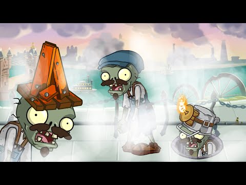 Растения прилетели в Паровой век. РАСТЕНИЯ против ЗОМБИ 2 или PLANTS vs ZOMBIES 2. Серия 290