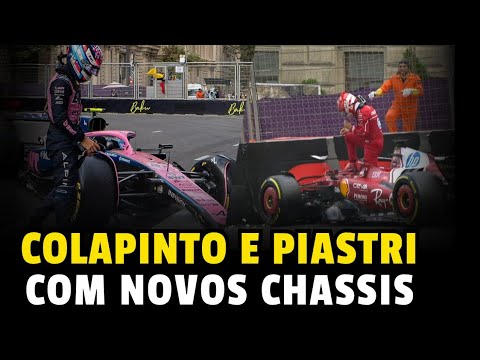 Gp Do Azerbaijão : Oscar Piastri E Colapinto Com Novos Chassis | Leclerc Tem Nova Asa E Assoalho