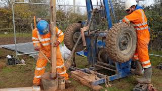 Drilling-101: Cable percussion drilling