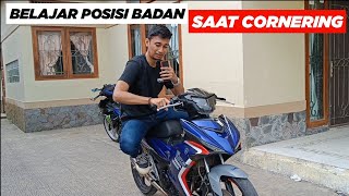 Tutor posisi badan saat cornering‼️