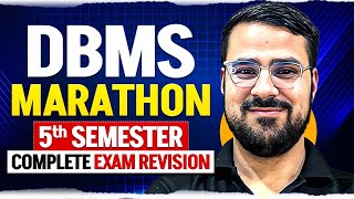Marathon : Data Base Management System for 5th Semester | AKTU Exam Preparation