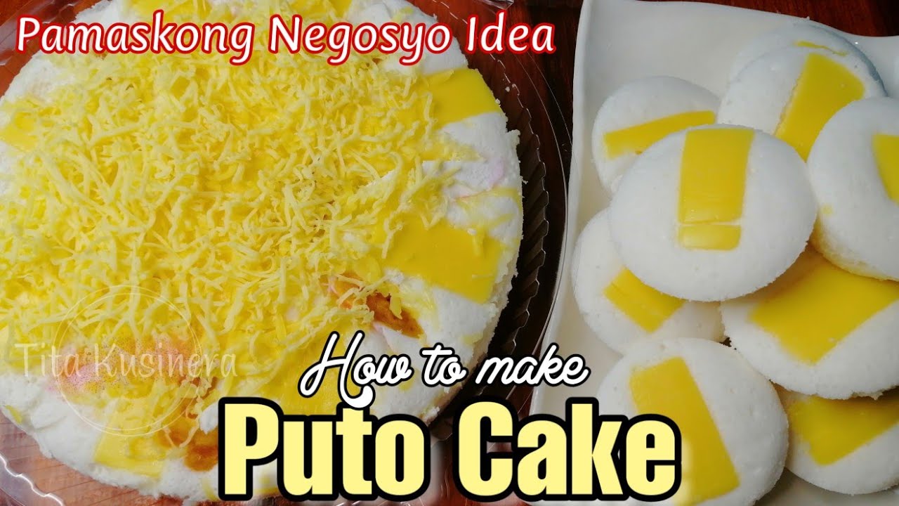 Puto Cake Recipe Pang Negosyo - YouTube