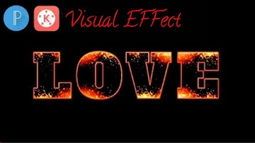 FIRE TEXT visual Effect - Kinemaster Tutirial || Kinemaster + PixelLab
