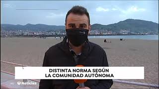 Euskadi se posiciona a favor de la mascarilla en la playa- A3 Noticias 2 01 04 21
