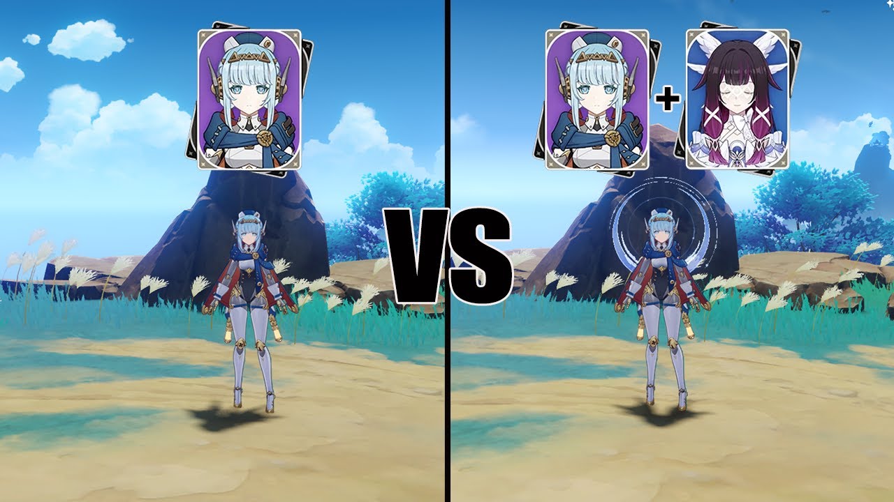 Columbina STRONGEST LUNAR BUFFER?? - Lunar Charged With and Without Columbina // Genshin impact