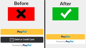 How to Hide/Remove Credit Card Button From PayPal Smart Button Easily