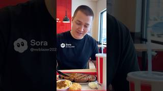 @steak at #kfc #steak #eating #funny #fastfood #memes #food #music #kfcfriedchicken #kfcchicken