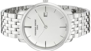 Frederique Constant Men's Analog Display Swiss Automatic Silver Watch