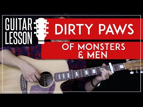 Dirty Paws Guitar Tutorial - Of Monsters & Men Guitar Lesson ? |Easy Fingerpicking + Guitar Cover|