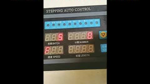 Thông số cài đặc máy cắt túi nilon Mã BJ 2003A