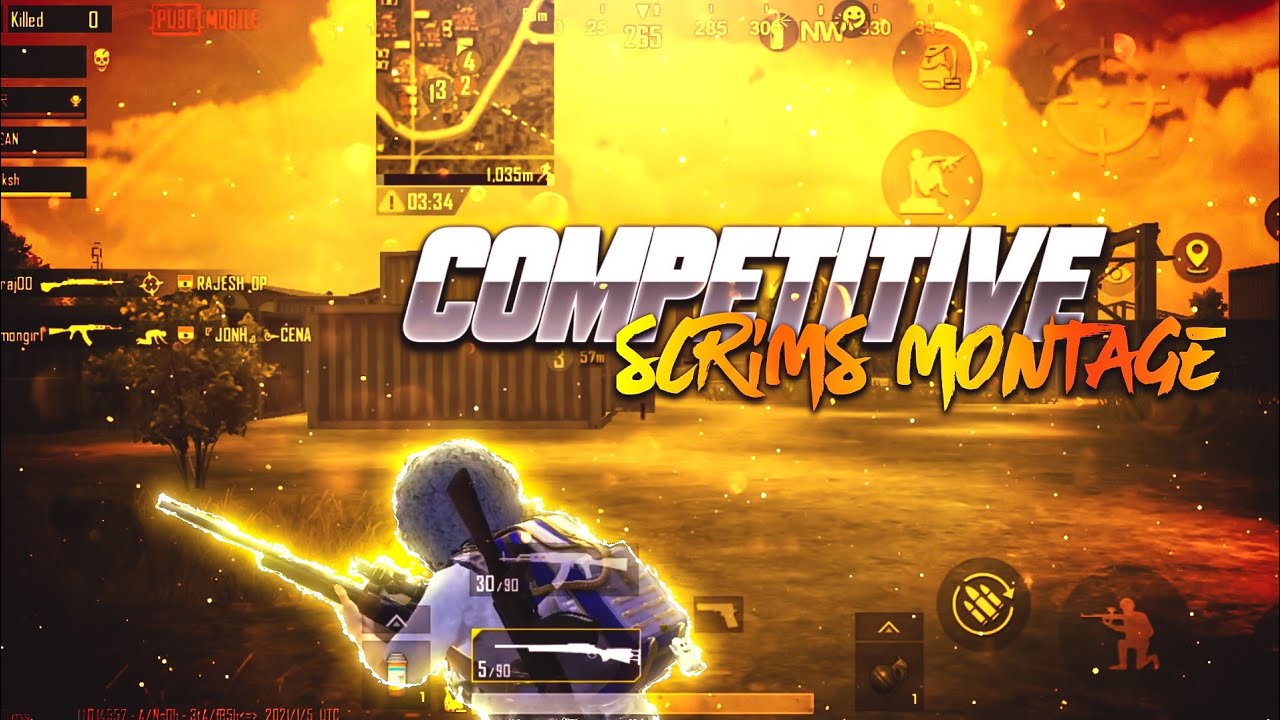 Competitive Montage⚡Realme 6 Pubg Competitive 