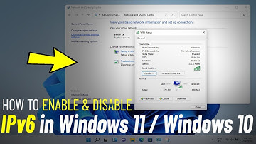 Enable And Disable IPv6 In Windows 11 | How To disable and enable ipv6 in windows 10