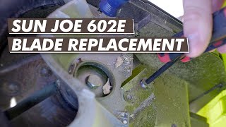 Sun Joe 602E Chipper Blade Replacement and Rotation | 4K