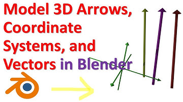 Create 3D Arrows, Vectors, and 3D Coordinate System Models in Blender